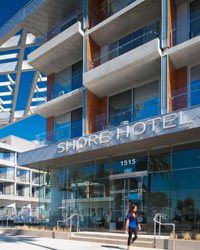 Ecotourism: Shore Hotel, Santa Monica, California