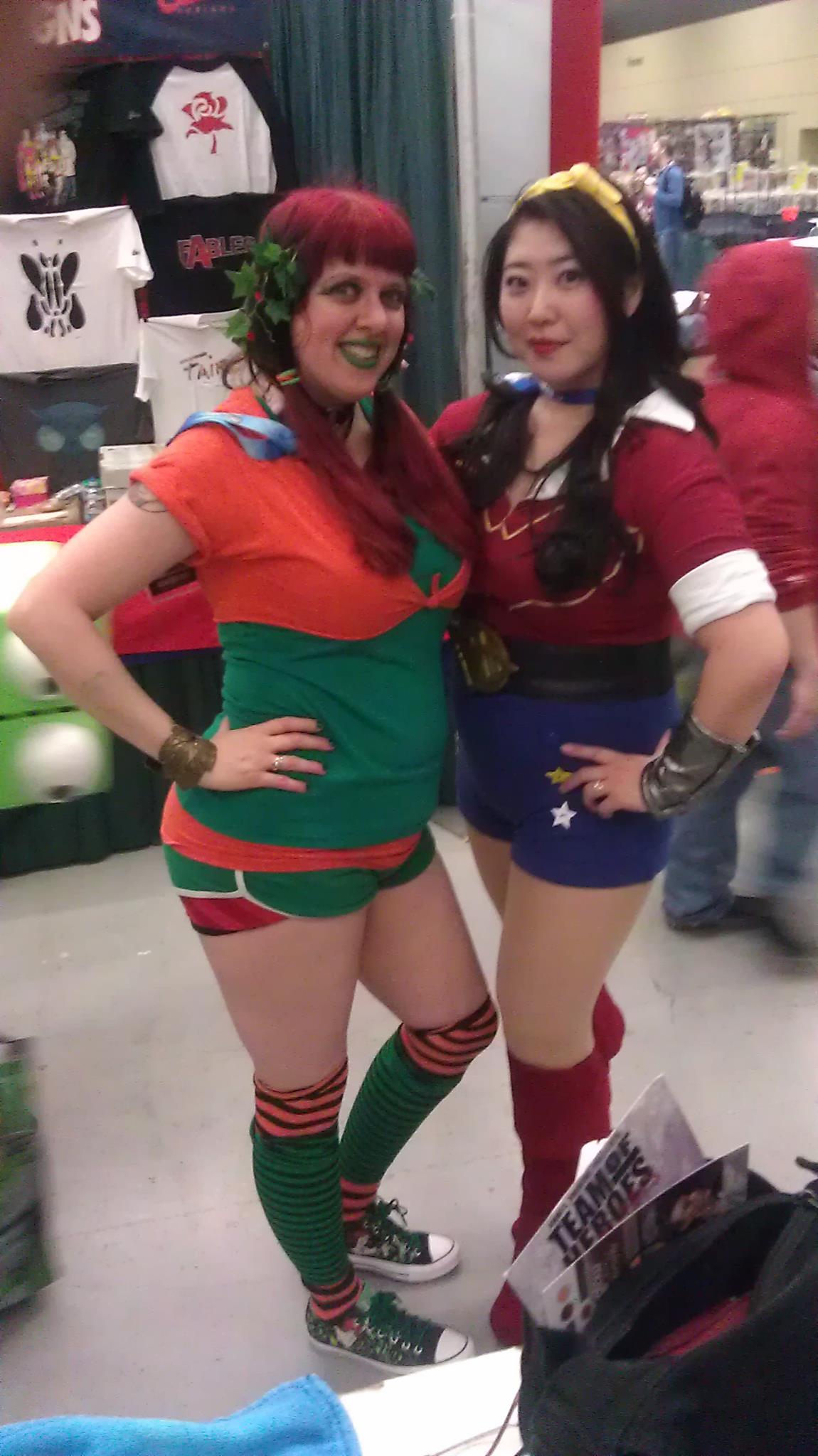 Poison Ivy and Wonder Woman