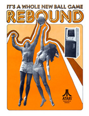 Rebound Arcade Game Flyer