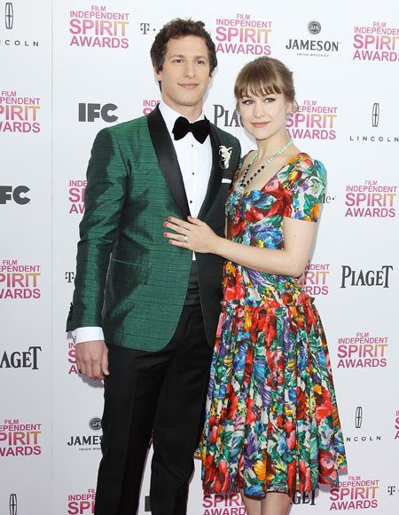 andy samberg wife golden globes